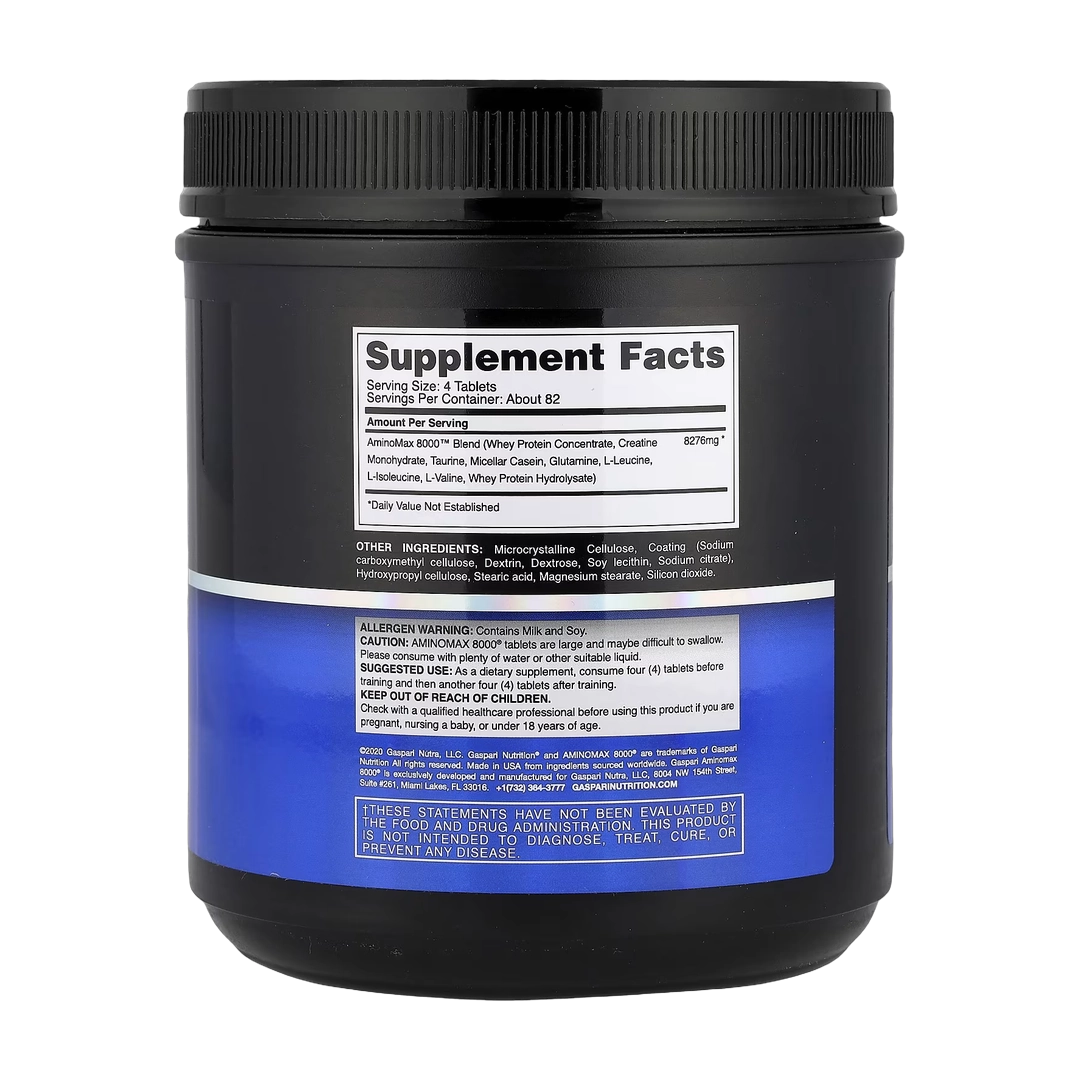 Gaspari Nutrition, AminoMax 8000®, 325 Tablets