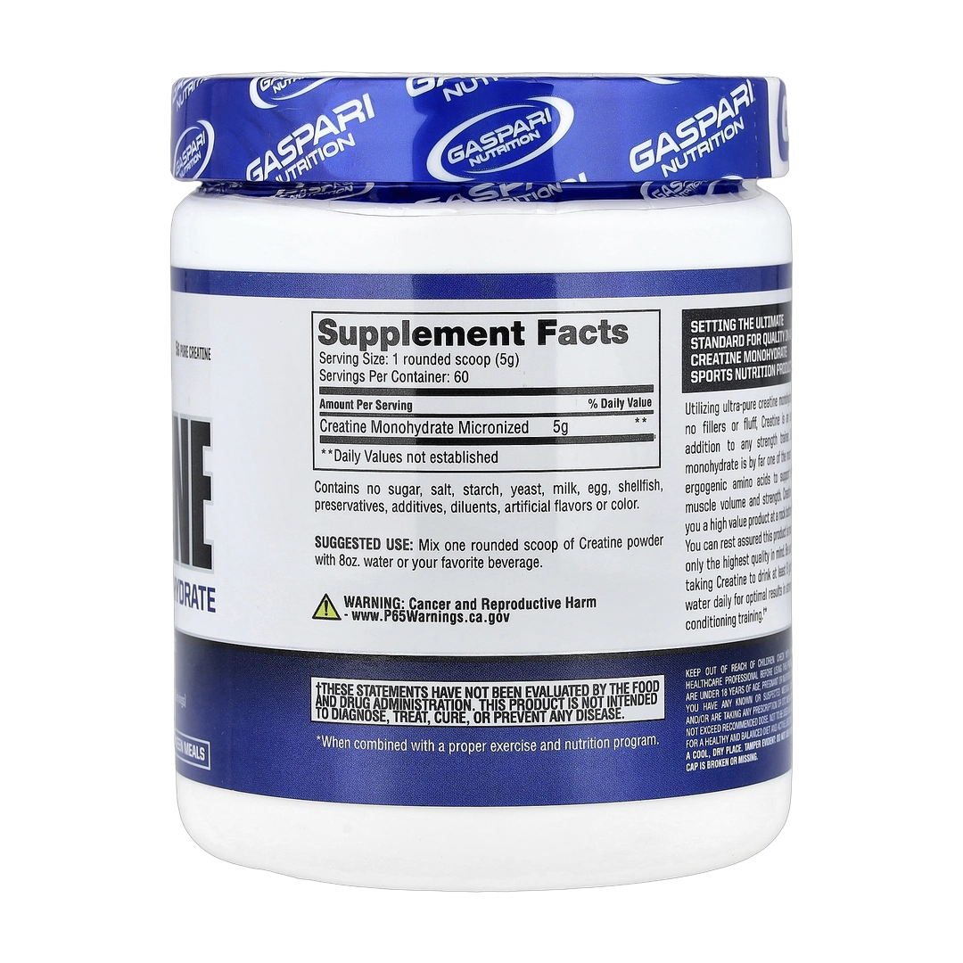 Gaspari Nutrition, Creatine, Unflavored, 300 g