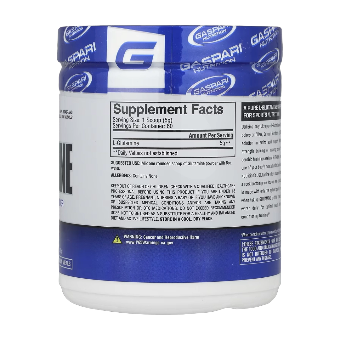 Gaspari Nutrition, Glutamine, Unflavored, 10.58 oz (300 g)
