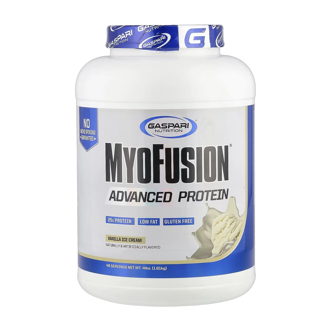 Gaspari Nutrition, MyoFusion®, Advanced Protein, Vanilla Ice Cream, 4 lbs (1.81 kg)
