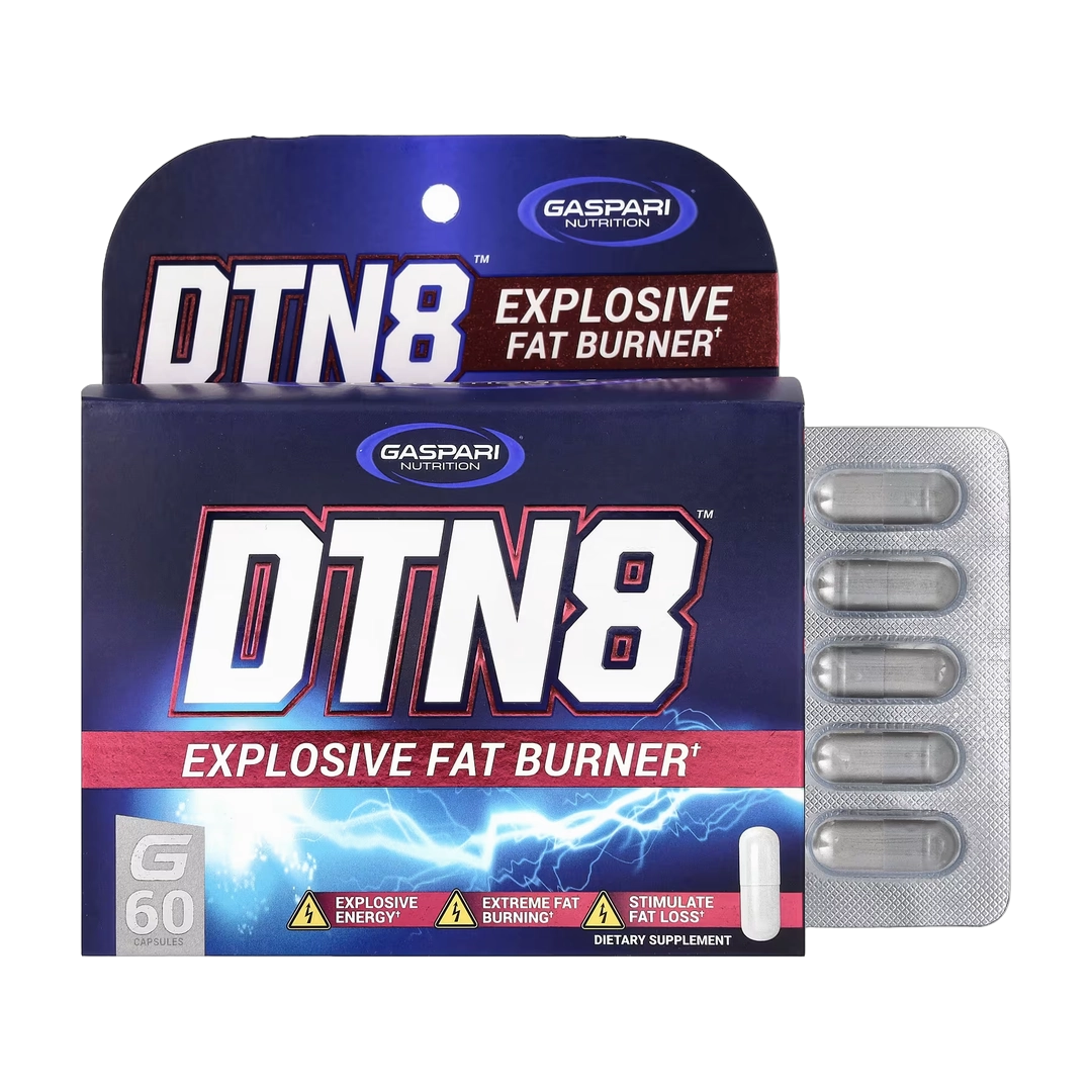 Gaspari Nutrition, DTN8, Explosive Fat Burner, 60 Capsules