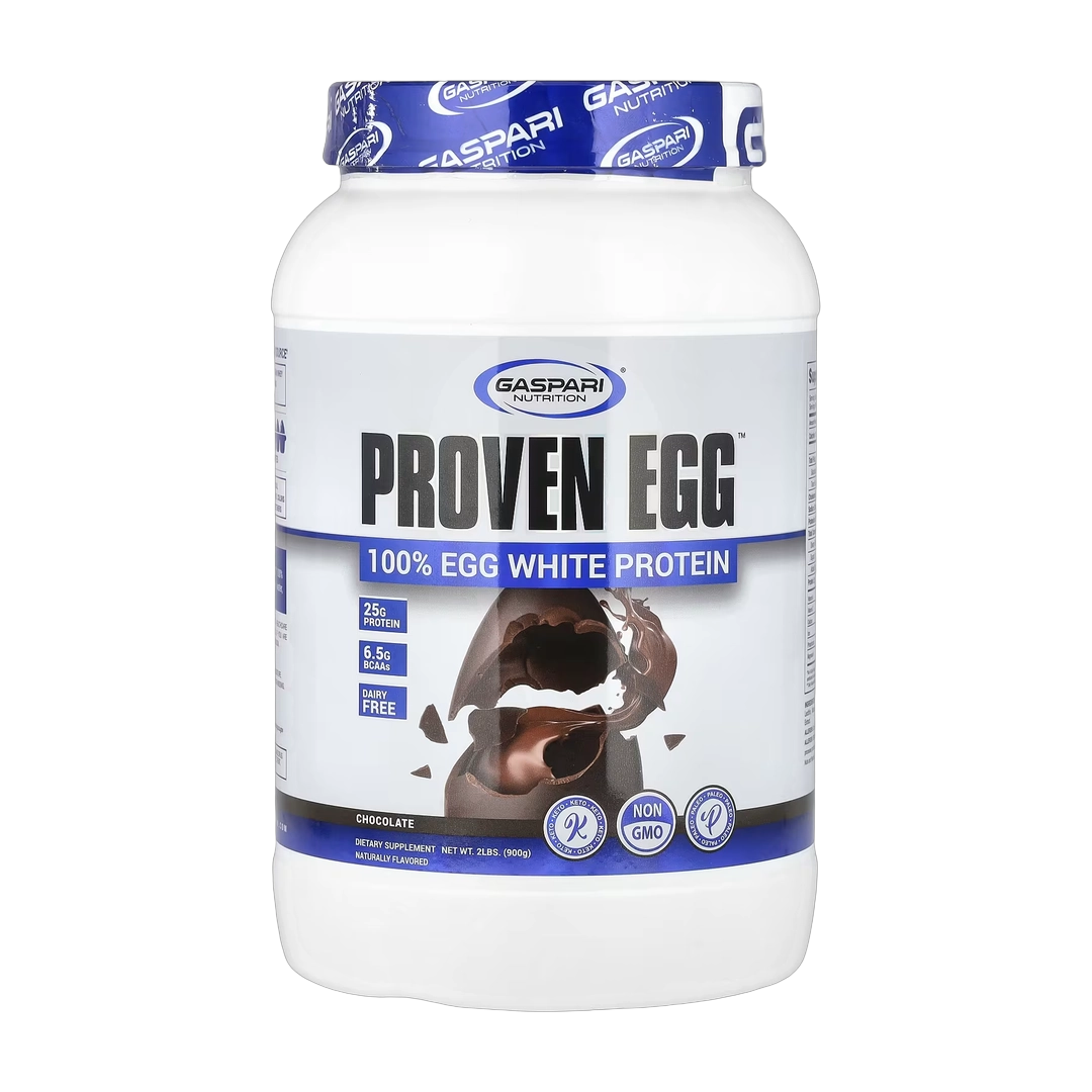 Gaspari Nutrition, Proven Egg™, 100% Egg White Protein, Chocolate, 2 lbs (900 g)