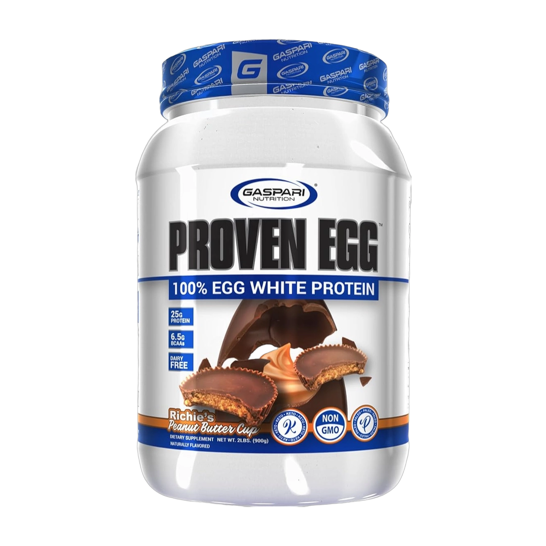 Gaspari Nutrition, Proven Egg™, 100% Egg White Protein, Peanut Butter Cup, 2 lbs (890 g)