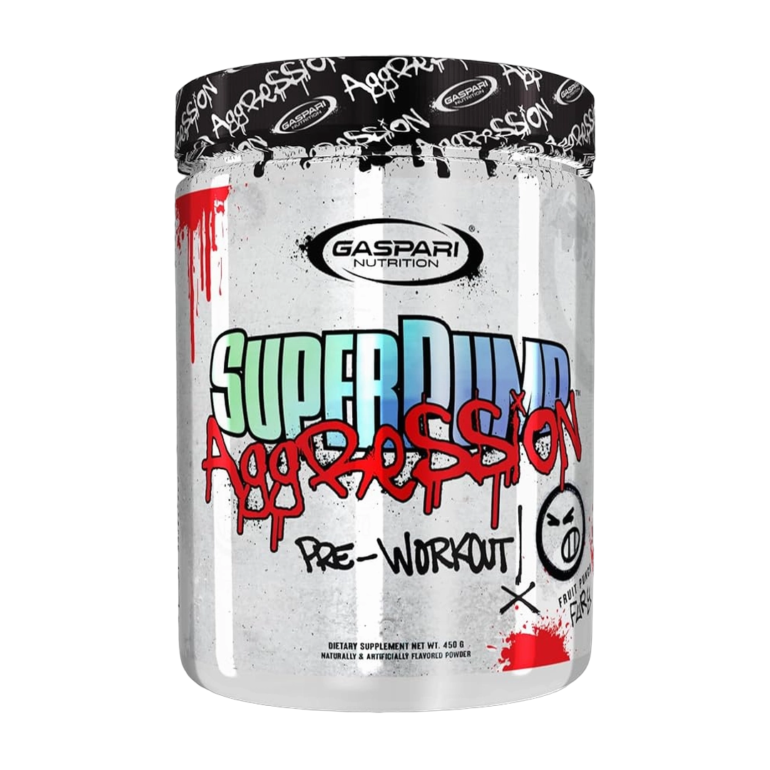 Gaspari Nutrition, Superpump Aggrsssion, Fruit Punch Fury, 450 Grams