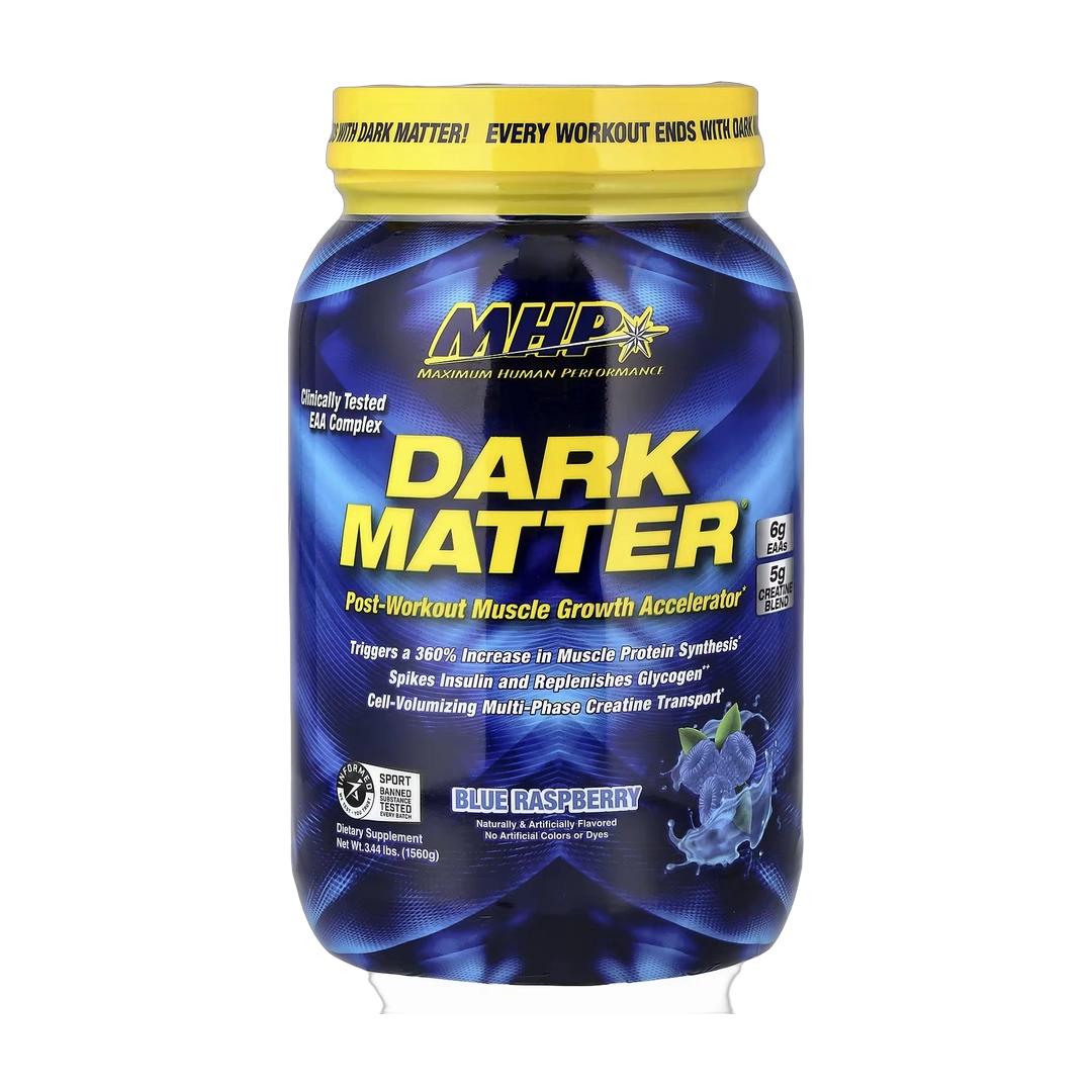 MHP, DARK MATTER®, Post-Workout Muscle Growth Accelerator, Blue Raspberry, 3.44 lbs (1,560 g)