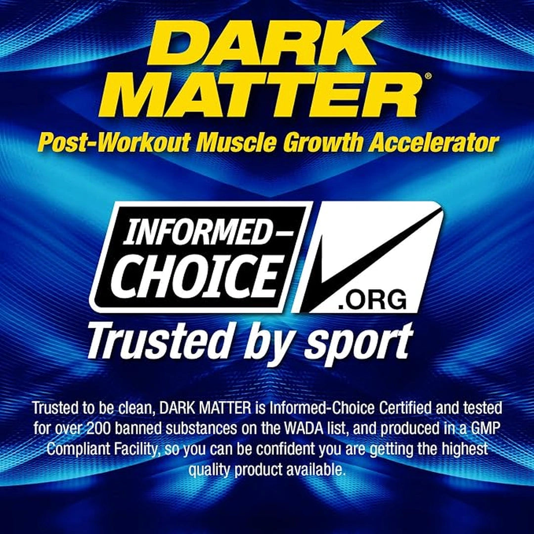 MHP, DARK MATTER®, Post-Workout Muscle Growth Accelerator, Blue Raspberry, 3.44 lbs (1,560 g)