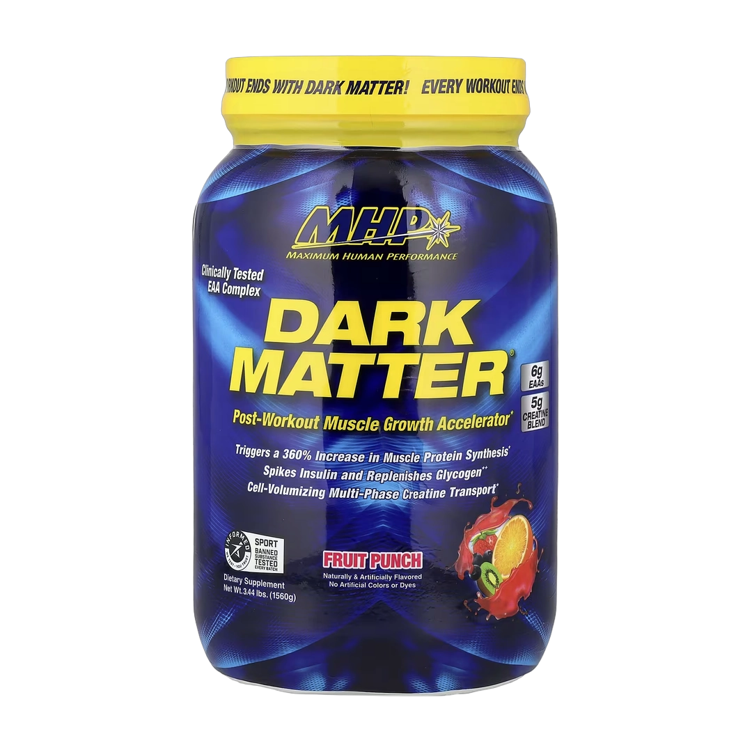 MHP, Dark Matter®, Post-Workout Muscle Growth Accelerator, Fruit Punch, 3.44 lbs (1,560 g)