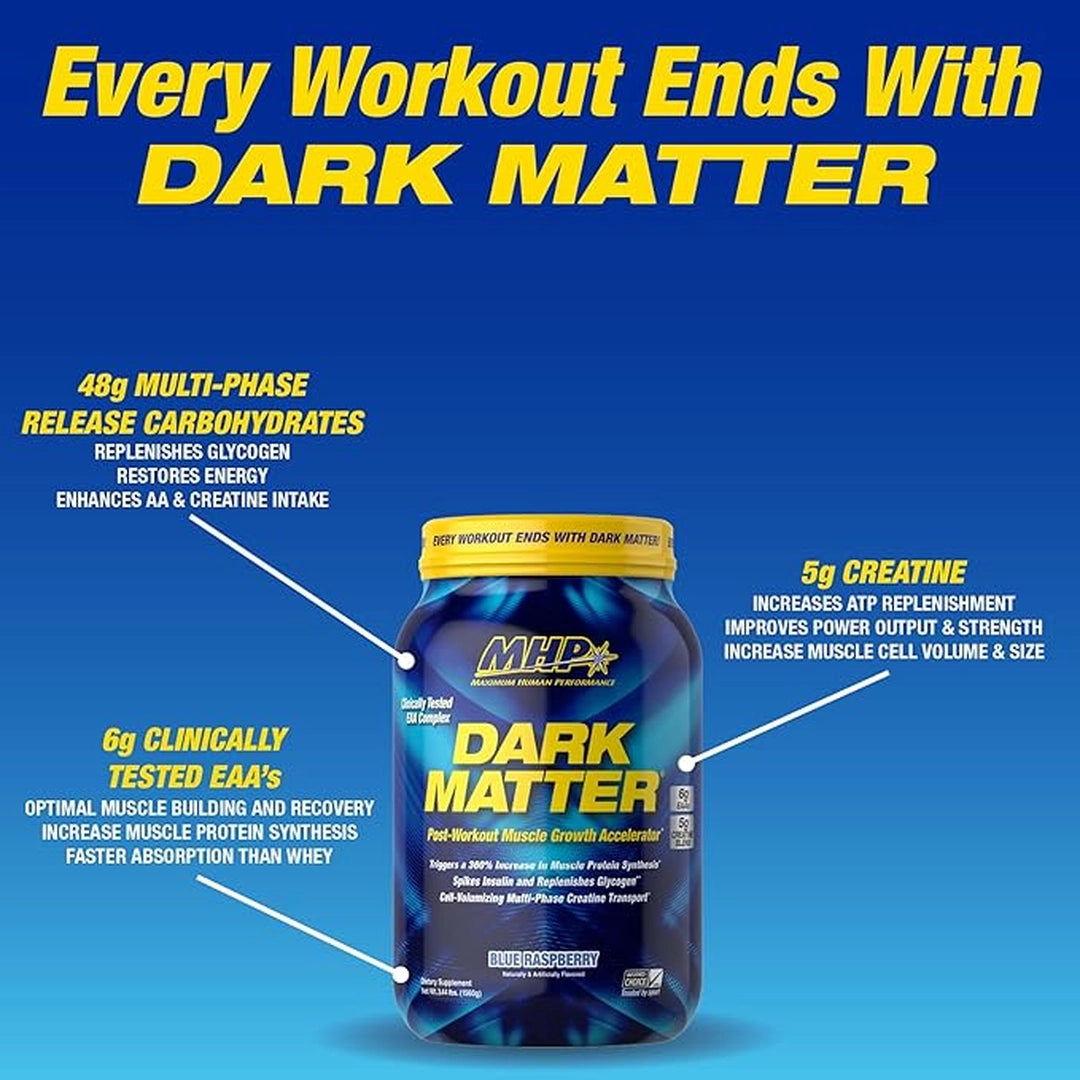 MHP, DARK MATTER®, Post Workout Muscle Growth Accelerator, Orange Crush, 3.44 lbs (1,560 g)