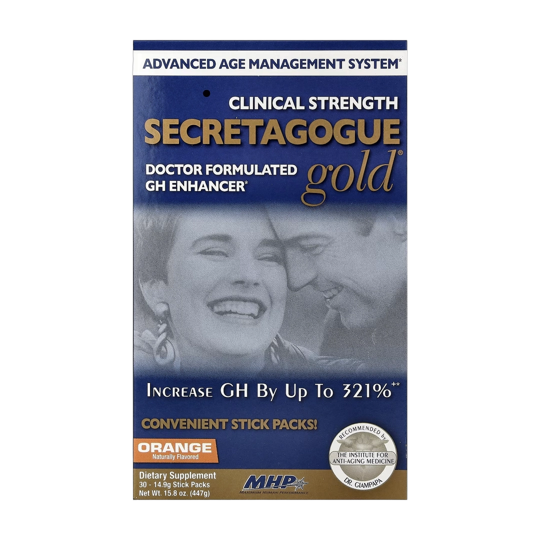 MHP, Secretagogue-Gold®, Orange, 30 Stick Packs, 0.53 oz