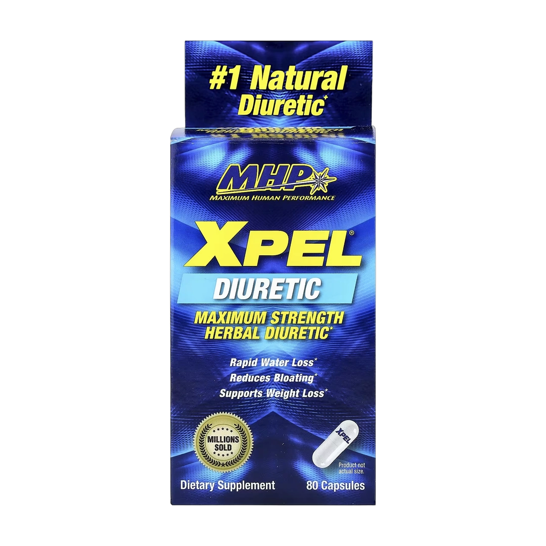 MHP, XPEL®, Maximum Strength Herbal Diuretic, 80 Capsules