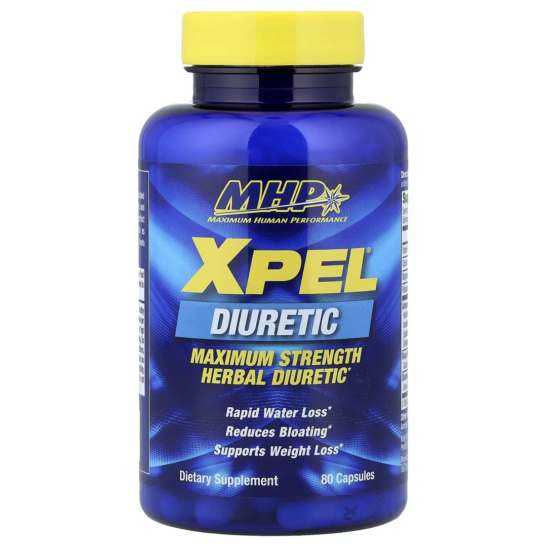 MHP, XPEL®, Maximum Strength Herbal Diuretic, 80 Capsules