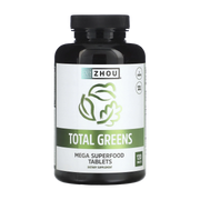 Zhou Nutrition, Total Greens, 120 Tablets front packaging view
