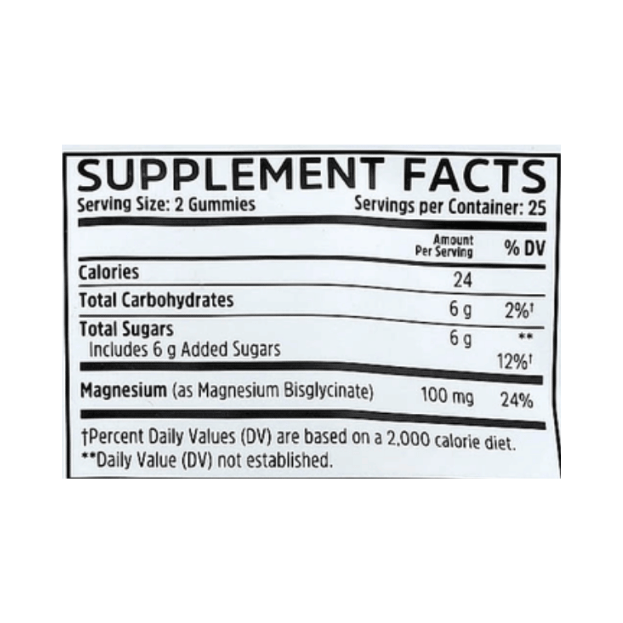 Zhou Nutrition, Mag Glycinate Gummies, Fruit Punch, 50 Gummies supplement facts label showing ingredients, vitamins, minerals, and serving information