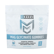 Zhou Nutrition, Mag Glycinate Gummies, Fruit Punch, 50 Gummies front packaging view