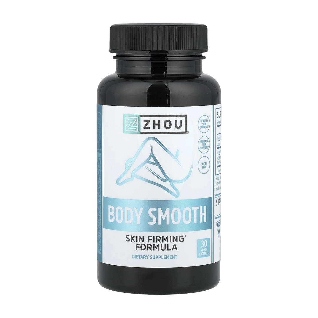 Zhou Nutrition, Body Smooth, 30 Vegan Capsules front packaging view