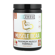 Zhou Nutrition, Muscle BCAA, Tropical Punch, 9.06 oz (257 g) front packaging view