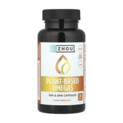 Zhou Nutrition, Plant-Based Omegas, 30 Capsules front packaging view