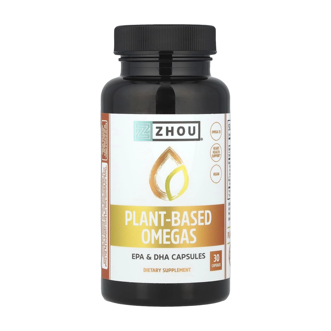 Zhou Nutrition, Plant-Based Omegas, 30 Capsules front packaging view