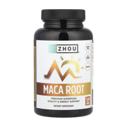 Zhou Nutrition, Maca Root, 120 Veggie Capsules (500 mg per Capsule) front packaging view
