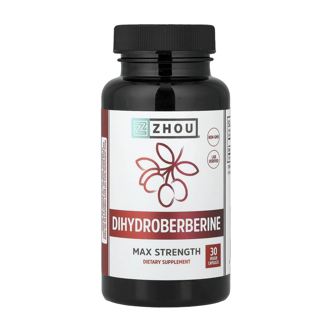 Zhou Nutrition, Dihydroberberine, 30 Veggies Capsules front packaging view