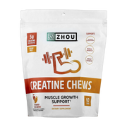 Zhou Nutrition, Creatine Chews, Peach Mango, 60 Chews front packaging view