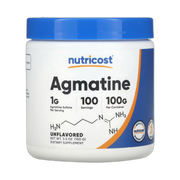 Nutricost, Agmatine, Unflavored, 3.5 oz, 100 g front packaging view
