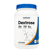 Nutricost, Dextrose, 5 lb, 2,268 g front packaging view