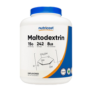 Nutricost, Maltodextrin, Unflavored, 8 lb front packaging view