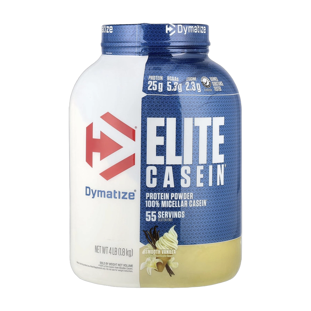 Dymatize, Elite Casein®, Smooth Vanilla, 4 lb (1.8 kg)