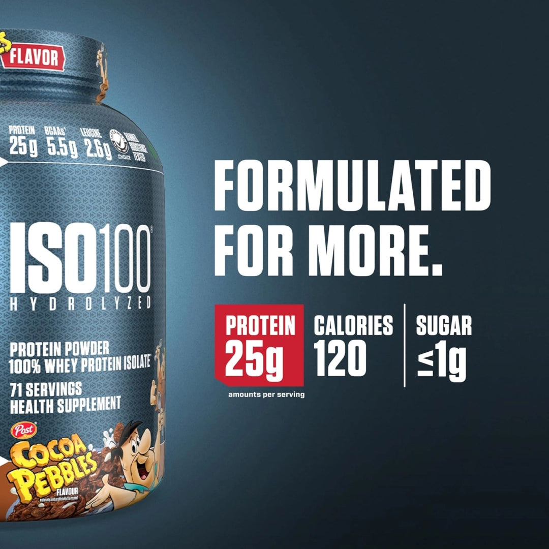 Dymatize, ISO100® Hydrolyzed, 100% Whey Protein Isolate, Cocoa Pebbles, 5 lb (2.3 kg)