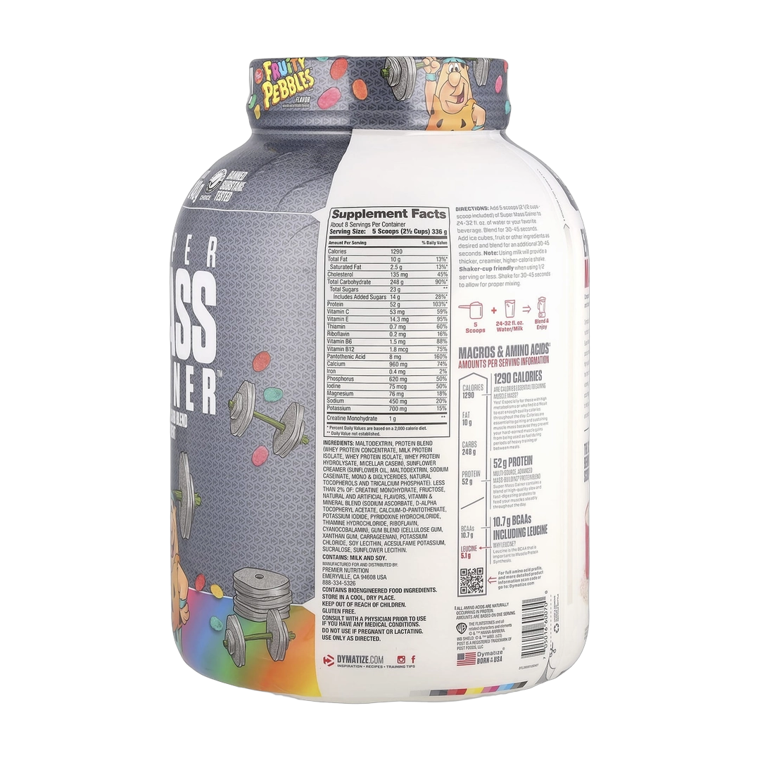 Dymatize, Super Mass Gainer™, Fruity Pebbles, 6 lbs (2.7 kg)
