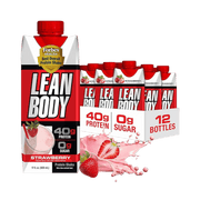 Labrada Nutrition, Lean Body Ready-to-Drink, Strawberry Protein Shake, 17 fl oz