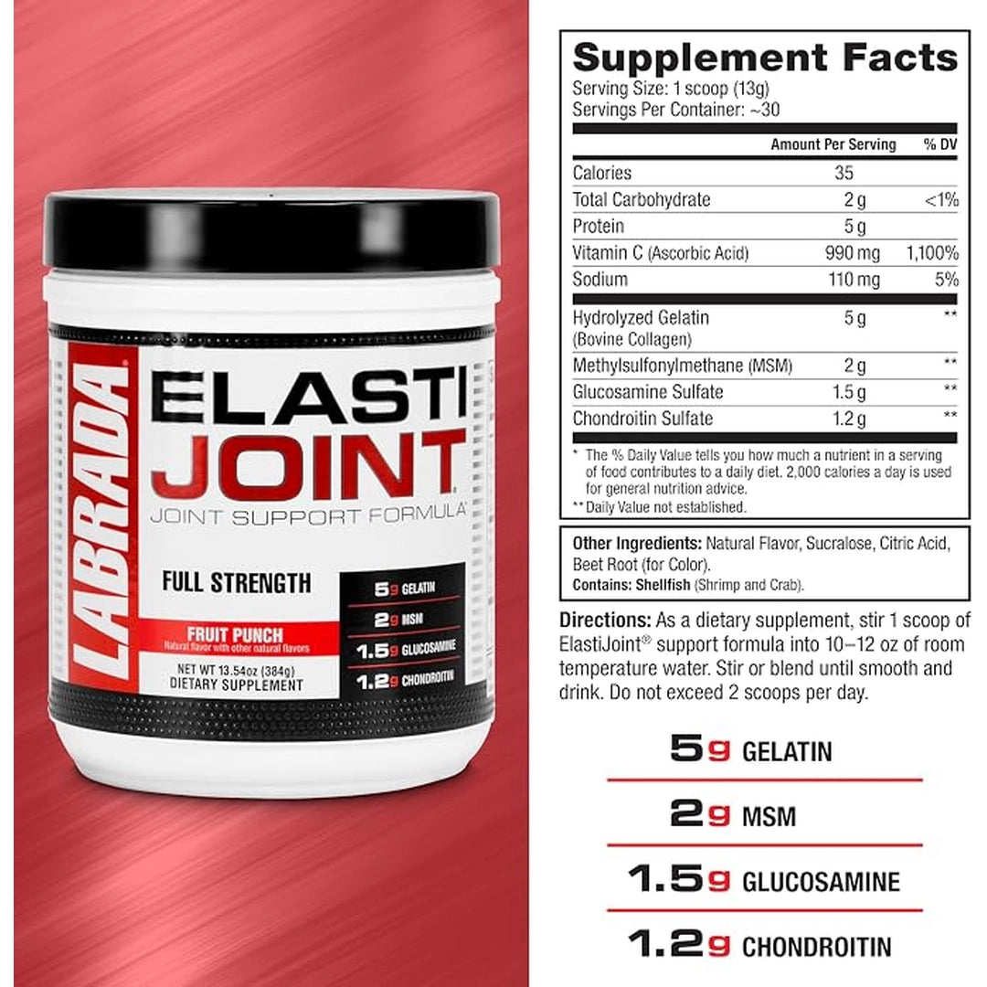 Labrada Nutrition, Elastijoint, Fruit Punch, 13.54 oz, 384 g