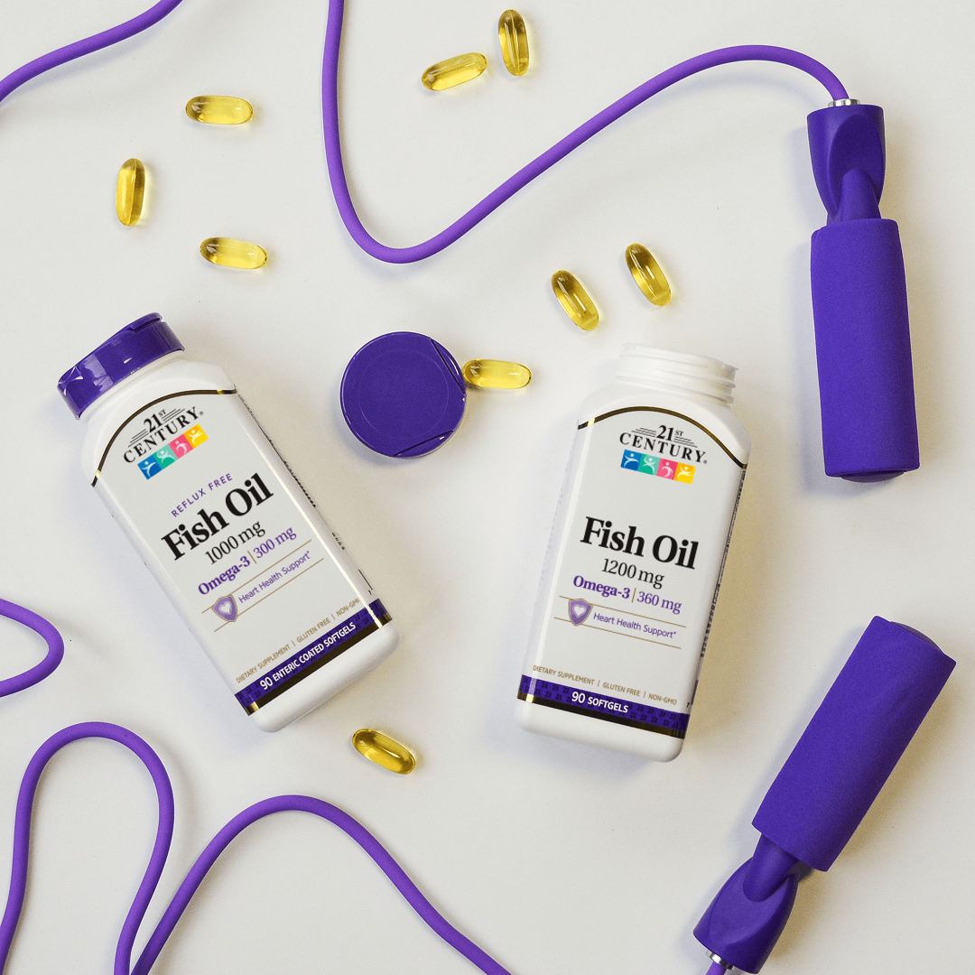 21st Century, Fish Oil, 1000 Mg, Enteric Coated, 180 Softgels lifestyle image