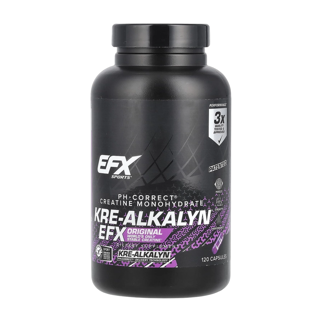EFX Sports, Kre-Alkalyn® EFX, 120 Capsules (750 mg per Capsule)
