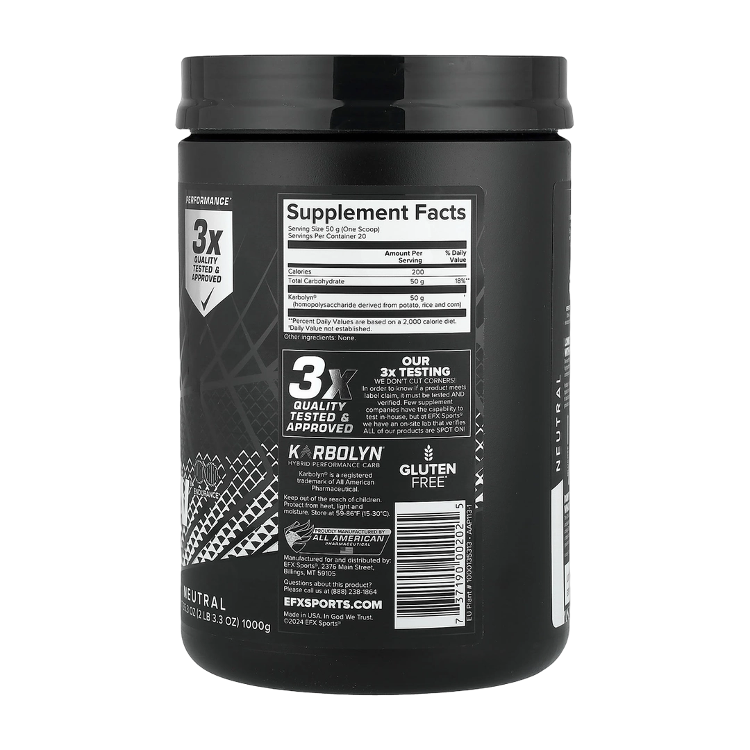 EFX Sports, Karbolyn Fuel, Neutral, 2 lb 35.3 oz (1,000 g)