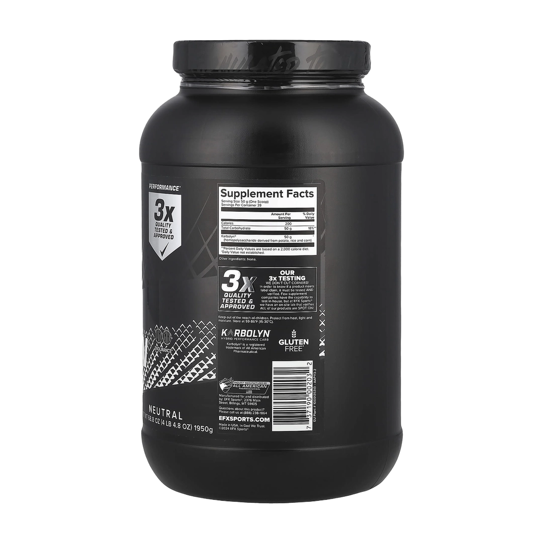 EFX Sports, Karbolyn® Fuel, Neutral, 4 lb 4.8 oz (1,950 g)