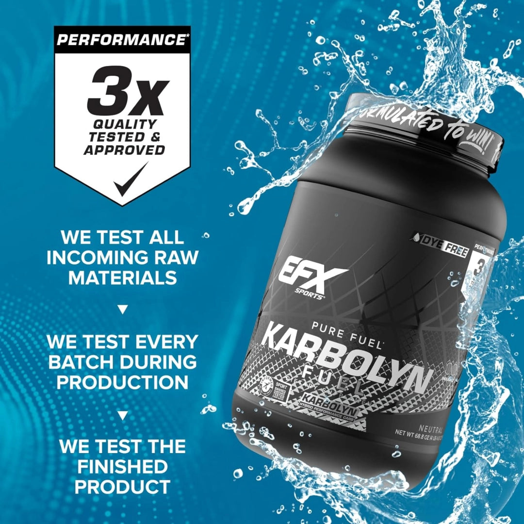 EFX Sports, Karbolyn® Fuel, Neutral, 4 lb 4.8 oz (1,950 g)
