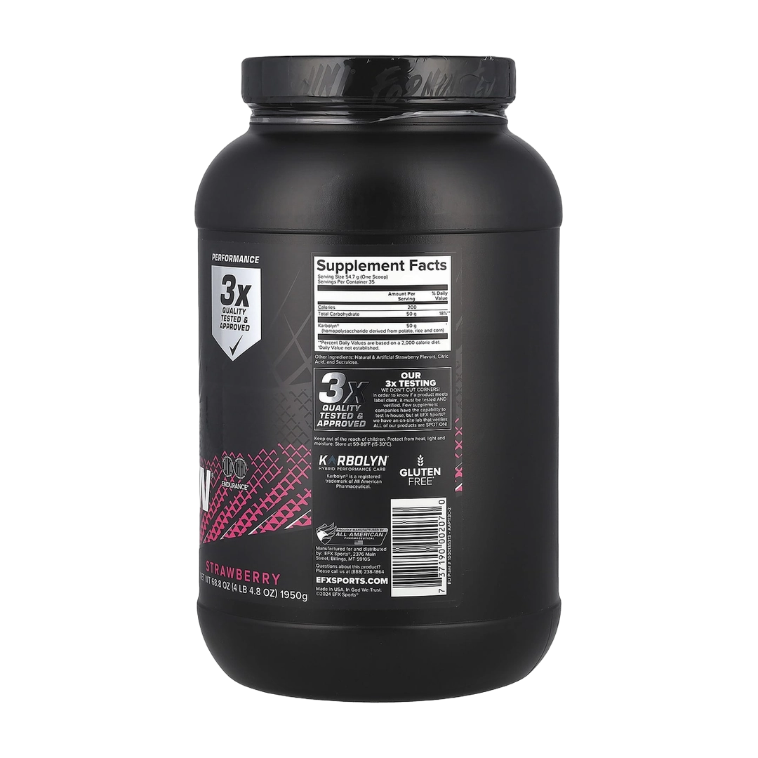 EFX Sports, Karbolyn Fuel, Strawberry, 4 lb 4.8 oz (1,950 g)