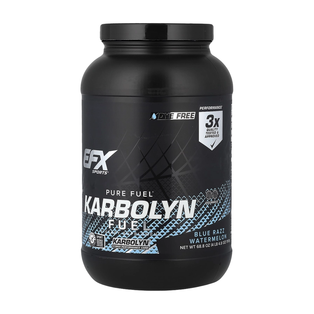 EFX Sports, Pure Fuel, Karbolyn Fuel®, Blue Razz Watermelon, 4 lb 4.8 oz (1,950 g)