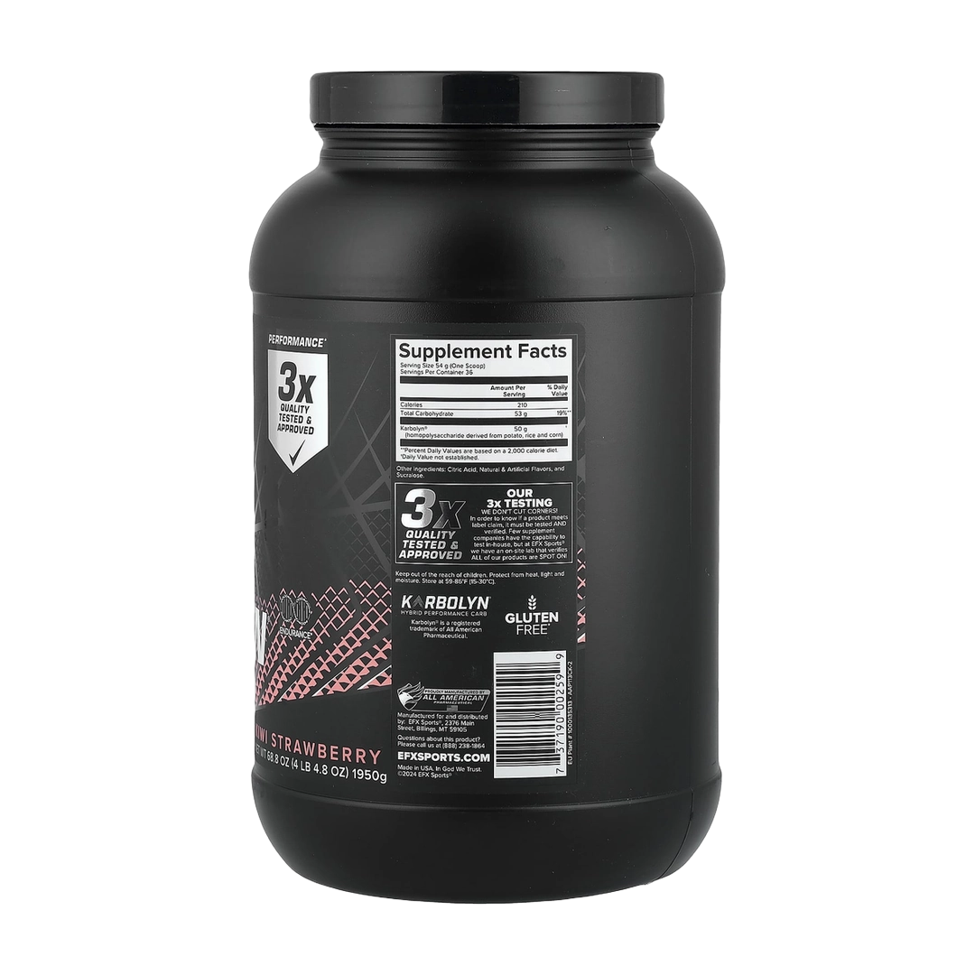 EFX Sports, Karbolyn® Fuel, Kiwi Strawberry, 4 lb 4.8 oz (1,950 g)