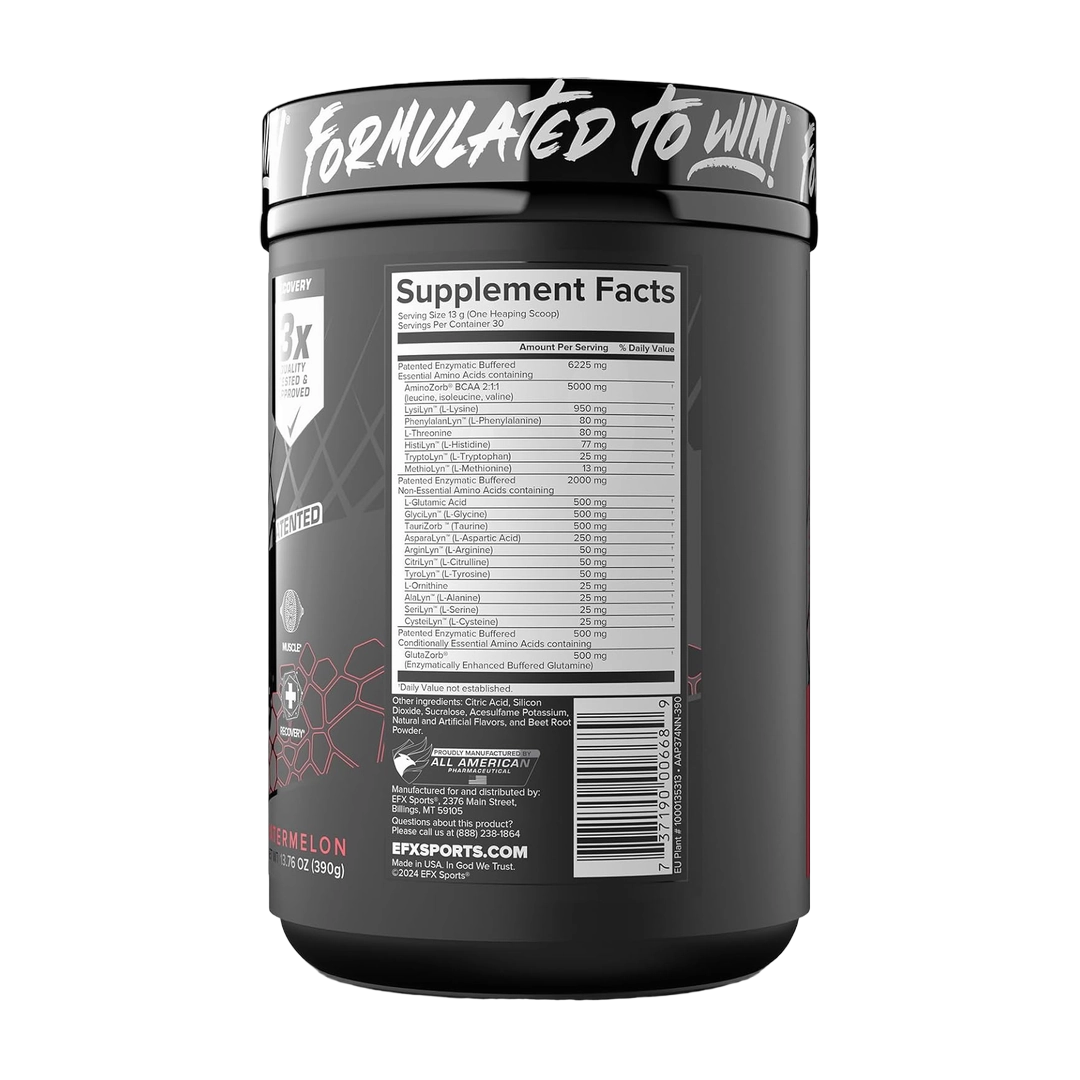 EFX Sports, AminoZorb® Elite 21, Watermelon, 13.76 oz (390 g)