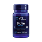 Life Extension, Biotin, 600 mcg, 100 Capsules