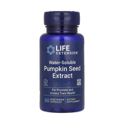 Life Extension, Water-Soluble Pumpkin Seed Extract, 60 Vegetarian Capsules front packaging view