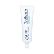 Life Extension, Fluoride-Free Toothpaste, Natural Mint, 4 oz, 113.4 g supplement facts label showing ingredients, vitamins, minerals, and serving information