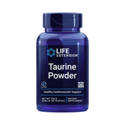 Life Extension, Taurine Powder, 10.58 oz front packaging view