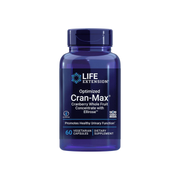 Life Extension, Optimized Cran-Max, Cranberry Whole Fruit Concentrate With Ellirose, 60 Vegetarian Capsu front packaging view