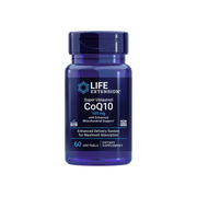 Life Extension, Super Ubiquinol CoQ10 with Enhanced Mitochondrial Support, 100 mg, 60 Softgels front packaging view