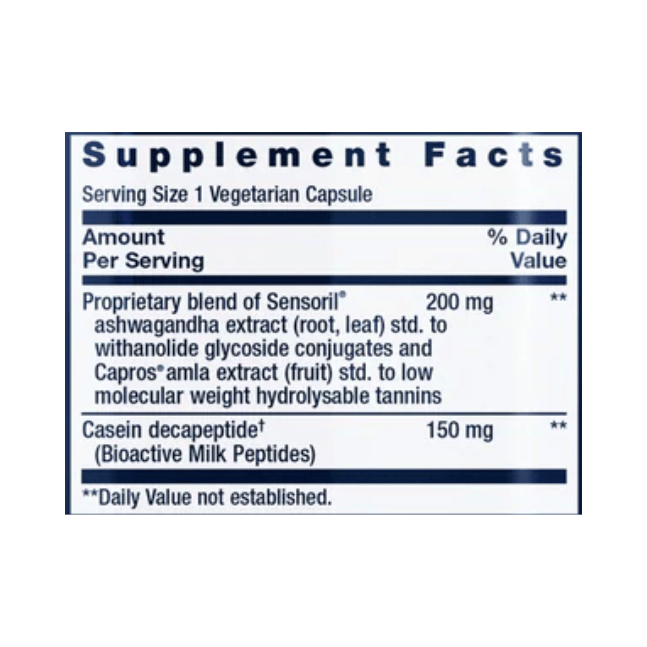 Life Extension, Enhanced Sleep without Melatonin supplement facts label showing ingredients, vitamins, minerals, and serving information