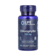 Life Extension, Chlorophyllin, 100 mg, 100 Vegetarian Capsules front packaging view